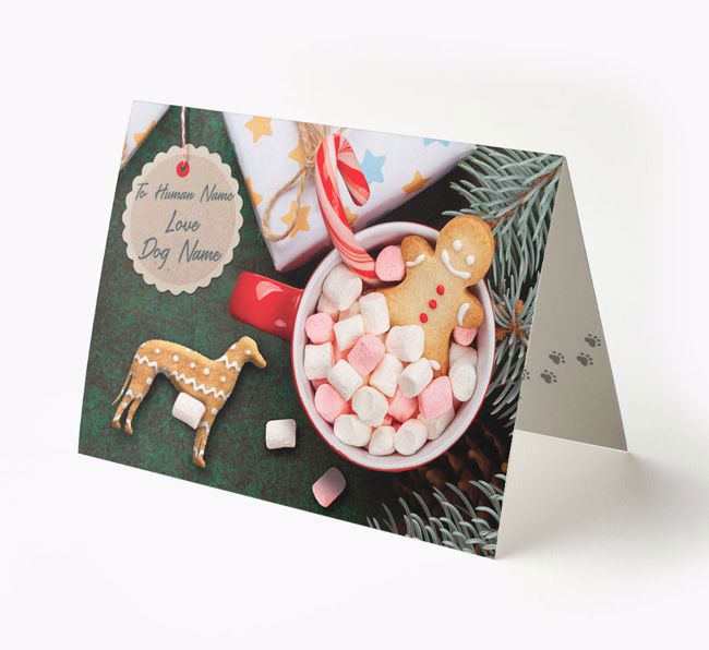 'Me and My Cat Ginger Cookies' - Personalised {breedFullName} Card